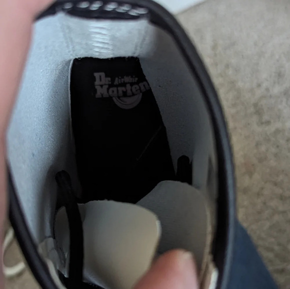 NEW Doc Marten 1460 Smooth Leather White Boots sz 6 - Picture 6 of 9